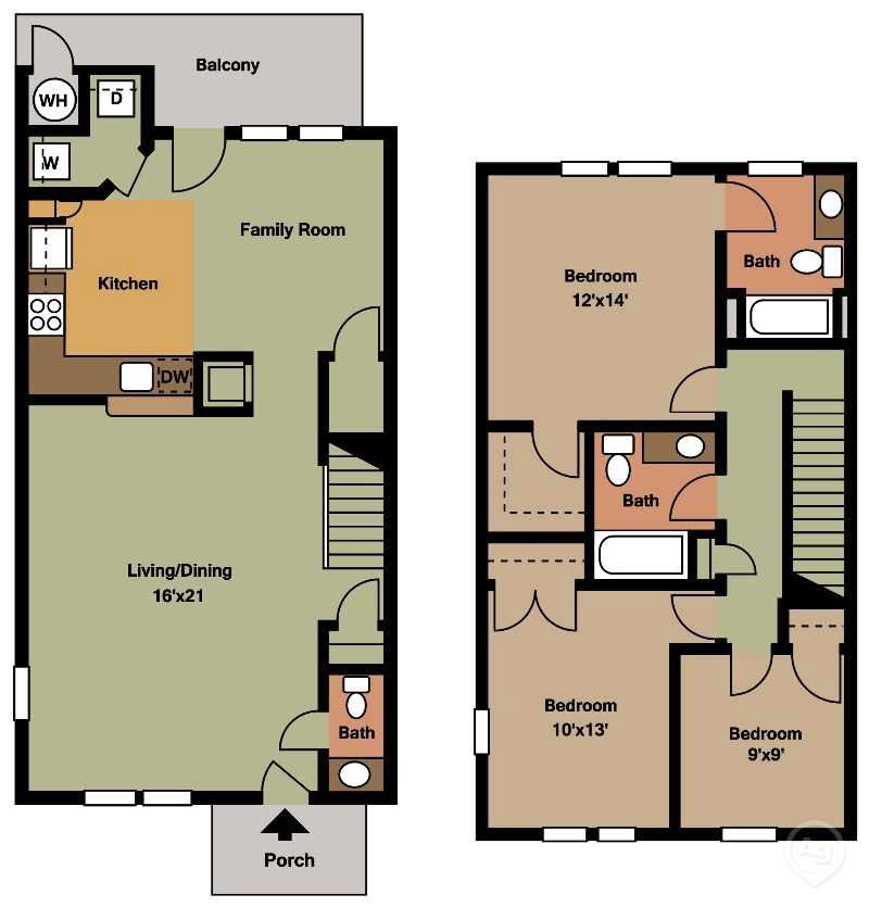 3 Bedroom Townhome